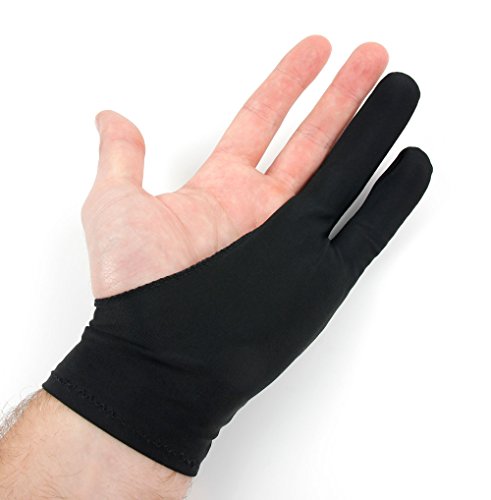 DuraGadget hochwertiger Antifouling-Handschuh, geeigent für Wacom Intuos Comic Black Pen + Touch M CTH-690CK-S, WACOM PTH-651S-DEIT, CTL-490DW-S Intuos, PTH-651-DEIT Intuos Pro, CTL-480S-S Intuos, CTL-490DS-S Intuos und CTH-490PK-S Grafiktabletts - 4