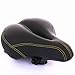 Produktbild Bescita Fahrradsattel Herren/Damen Breiter Fahrradsattel Soft Pad Sattelsitz für Touren/Mountainbike/Rennrad/Cityrad (Gelb)