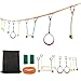 Produktbild Jianghui Kinder Schwingen Hindernisparcours Set Tragbare Slack Line Monkey Bars Kit Slack Linie Kits Outdoor Sport Balance Trainer Seil