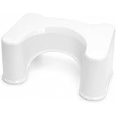 SABAN Klozet Taburesi Ergonomik Tuvalet Basamağı 44x27x20 cm | 35&deg; &Ccedil;&ouml;melme A&ccedil;ısı, Kaymaz Ayak Tasarımı, Dayanıklı Plastik, Ko