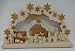 Produktbild 3d Schwibbogen Morgenland mit geschnitzte Figuren und braune Sterne Original Erzgebirge Handarbeit RATAGS Doppelschwibbogen wunderschöne Dekoration für Weihnachten