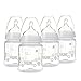 NUK First Choice+ 150ml Bottle with Size 1 Silicone Teat (0-6m) 4 Pack