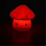 edealing (TM) 2er Pack Romantische ändernde Farbe 7 Neuheit Led Pilze Partei-Kerze-Nachtlicht-Lampen-Birne für Home Hochzeitsdeko - 5