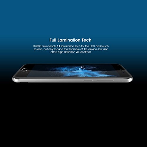 OUKITEL K4000 Plus - 4G Smartphone 4100mAh 5.0 Pollici HD Schermo Android 6.0 Quad-Core Premere Impronta Digitale 2GB RAM 16GB ROM, Dual Sim - Oro