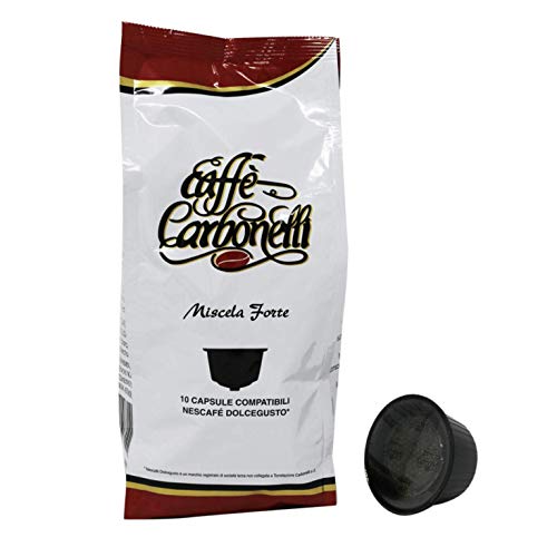 120 Nescafé Dolce Gusto Kapseln Kompatibel - Caffè Carbonelli Mischung Starke Neapolitanischer Espressokaffee