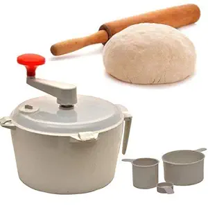 SaRohi Plastic Manual Automatic Atta Roti Dough Maker (Colour May Vary)