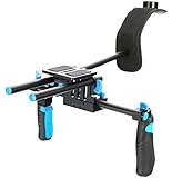Podría ser montado en un trípode estándar cuarto "hilo; la transformación de su cámara réflex digital en un camcorder profesional HD.