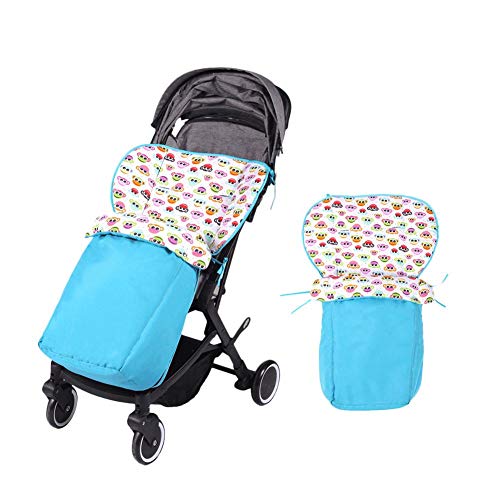 Preisvergleich Produktbild Jerome10Dan Kinderwagen Schlafsack, Kinderwagen Winddicht Fußabdeckung verdickt grau Pram Fußabdeckung Baby Fuß Abdeckung Windproof Fußabdeckung für Kind Wagen Zubehör