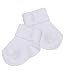 Cotton-rich Premature Baby Socks White with blue, pink or white teddy bear applique. 1.5 to 7.5lb