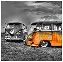 art2glass Chromatic Art Campervan Glass Coaster Single in Box