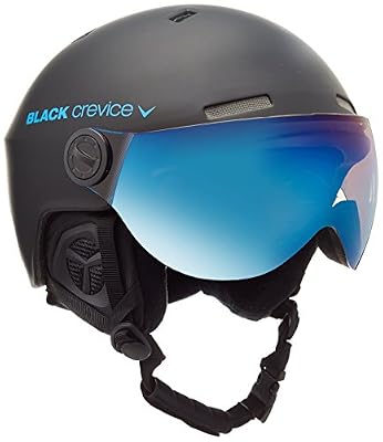 Black Crevice Casque de ski pour adulte Gstaad S/M Schwarz/Blau