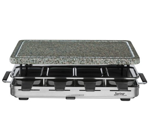 Preisvergleich Produktbild Spring Raclette 8 Inox mit Granitstein EU