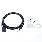 Kit de herramientas incluido Interfaz de Música AUX en Cable de Audio Cable Adaptador de 3,5 mm Jack MP3 Conector Compatible con Samsung Galaxy, HTC One, Huawei, Sony Xperia, Nokia Lumia, LG, iPod a Radio de Coche