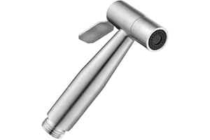 ALFNEST Grifo para WC, Bidet, Higiene Partes Íntimas, Pulverizador de Mano, Ducha de Mascotas, Grifo Inodoro Acople G1/2