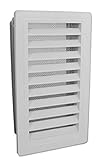 rejilla ventilacion empotrable De poliestireno, blanco, RAL 9016 aprox.