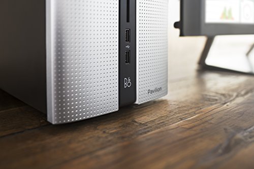 HP Pavilion (560-p078ng) Desktop PC (Intel Core i5-6400, 8 GB RAM, 1 TB HDD, 512 GB SSD, AMD Radeon RX 460-Grafikkarte, SuperMulti-DVD-Brenner mit Ultra-Slim-tray, Windows 10 Home 64) silber - 7