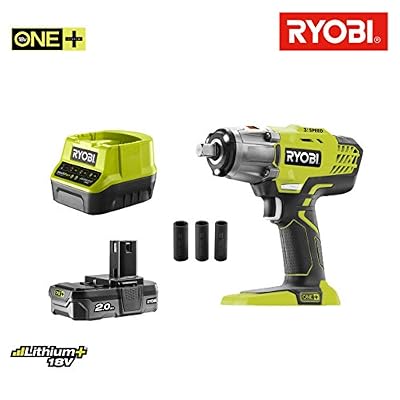 Ryobi Boulonneuse à chocs RYOBI 18V OnePlus - batterie LithiumPlus 2.0Ah - chargeur R18IW3-120S