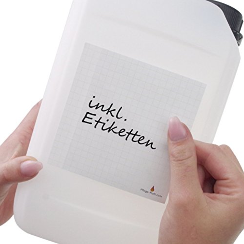 Kanister aus HD-PE (natur) mit Lebensmittelfreigabe, unbefüllt (5 Liter) - 2