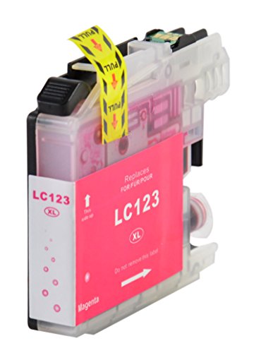 4 Druckerpatronen kompatibel für Brother LC-123 LC123 LC-127 LC-125 XL mit Chip - 5