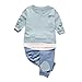 Produktbild Top-Qualität LCLrute 6M-3T Neugeborenes Lovely InfantBaby Kinder Mädchen Jungen Tops Shirt Hosen 2Pcs Set Anzug Outfits Kleidung (Grün, S)