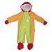Baby Boys/Girls Giraffe Design All In One Hooded Winter Snowsuit (6-9 Months) (Orange/Lime)