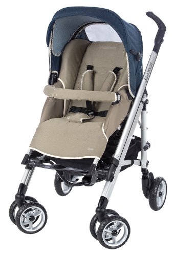 Imagen 9 de Maxi-Cosi 12343987 Loola - Silla de paseo con cesta de la compra, capota, protector para la lluvia, percha para juegos, pinza para sombrilla y adaptador para el capazo, color vaquero y beige