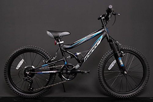 20″ Zoll Kinder Fahrrad MTB Fully Shimano Mountainbike schwarz - 2
