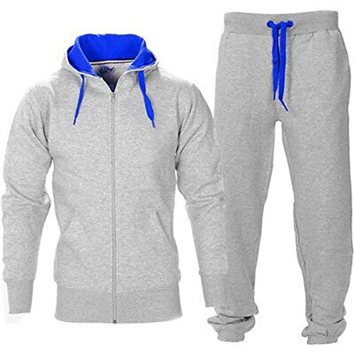 Juicy Trendz - Chándal - para Hombre Gray-Blue L