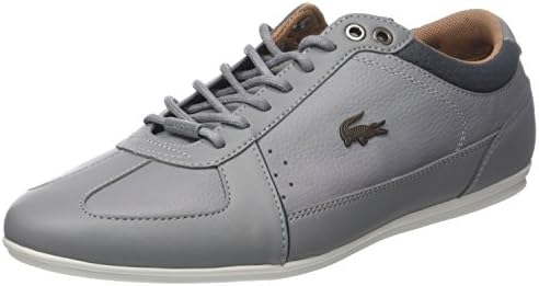 Lacoste Men’s Evara 118 1 Cam Trainers, Grey (Gry/Dk Gry), 9 UK