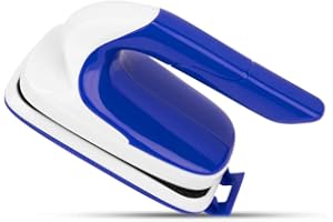 Nasjac Magnetic Aquarium Fish Tank Cleaner, Strong Magnet Floating Scrubber Cleaner Brush Glass Algae Cleaning Equipment Algae Scraper Kits With Handle NON SLIP ANTI SCRATCH (M, Blue)