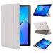 Produktbild iHarbort Huawei MediaPad T3 10 Hülle Cover (9.6 Zoll) - Ultra dünn Hülle Etui Schutzhülle Case Holder Stand für Huawei MediaPad T3 10 9.6-Zoll mit Smart Auto Wake/Sleep Funktion, weiß