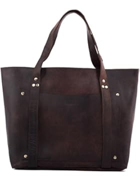 LEABAGS Odessa Handtasche aus echtem Büffel-Leder im Vintage Look