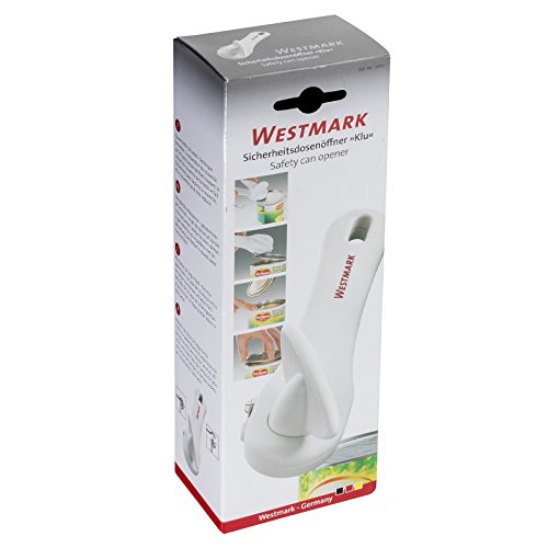 Westmark Sicherheitdosenöffner, Länge: 18 cm, Kunststoff/Edelstahl, Klu, Weiß, 10332260 - 4