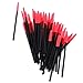 Approx. 50Pcs Disposable Eyelash Brush Mascara Wands Applicator Black and Red