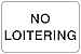 Produktbild Viking Signs PV5448-A4L-V Schild"No Loitering", Vinyl, 200 mm H x 300 mm B