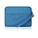 Produktbild Kentop Kindle Sleeve Hülle Tragbare Leinwand Schutzhülle mit Reißverschluss und Handschlaufe für Amazon Kindle Paperwhite/Voyage/6 inch Kindle Oasis (Blau)