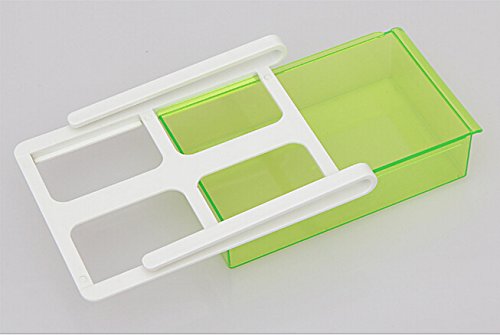 Highdas 2PCS Küche Kühlschrank Kühlschrank Aufbewahrung Rack Gefrierschrank Regal Halter Küche Space Saver Organisation Color Radom - 6