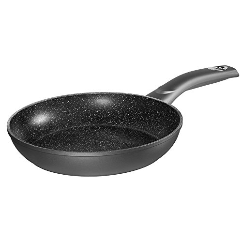 Preisvergleich Produktbild STONELINE 16443 Gourmundo Bratpfanne 24 cm mit hochwertiger Antihaftbeschichtung, induktionsgeeignet, Aluminium, grau, 43.7 x 23.9 x 7.4 cm