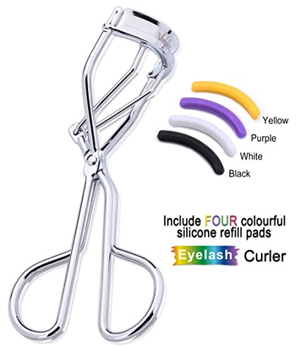 VMAGIC High Quality Eyelash Curler Include FOUR silicone colorful refill pads for all Shapes and Sizes