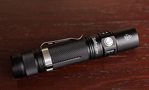 Taktiche LED Taschenlampe Sofirn 960 lumen Cree XPL2 V6 LED Fahrradlicht Bicycle Lampen Extrem Hell Kompakte EDC Taschenlampe Set Wasserdichtes IPX8 mit 18650 Batterie und USB Aufladeeinheit - 6
