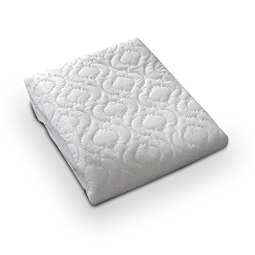 Quilted Anti-Allergenic Breathable Foam Cotbed Mattress. Size: 70cm x 140cm, 4" Depth *COVER ONLY*