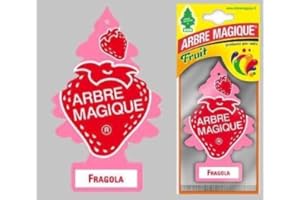 TAVOLA_ Arbre Magique Deodorante per Auto, Profumazione Prolungata fino a 7 Settimane (3 PEZZI, FRAGOLA)