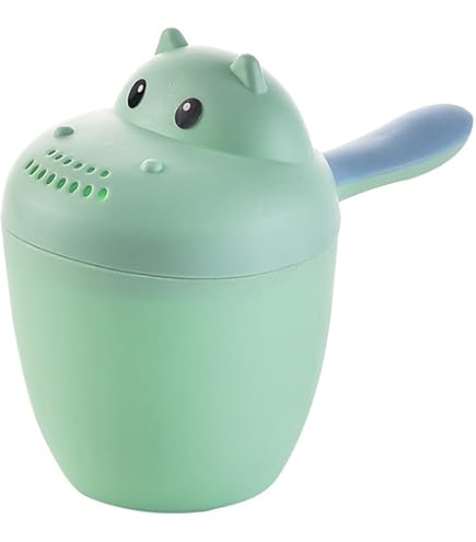 Gobelet Rinçage Shampoing Bébé - Forme Cascade - Anti-Éclaboussures - 7 Trous - PP Sans BPA