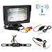Produktbild 4,3 Zoll HD LCD Display Monitor Auto Einparkhilfe 2,4 GHz Wireless Sender Empfänger mit Rückfahrkamera