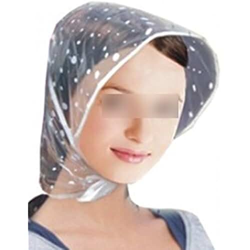 Amazon.co.uk plastic rain hats