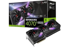 PNY GeForce RTX 4070 Ti SUPER 16GB XLR8 Gaming Verto Epic-X RGB Overclocked Triple Fan DLSS 3
