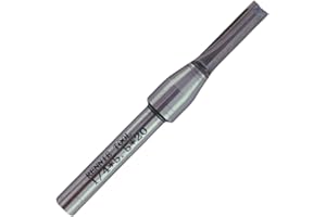 RENNIE TOOL COMPANY Rennie Tools - 5.5mm Cutting Diameter x 20mm Flute x 1/4" Shank TCT Tipped 2 Flute Straight Router Cutter Bit Compatible With Makita Bosch Trend Katsu Dewalt Router Etc. 5.5mm Router Bit