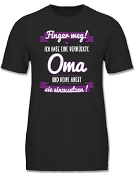 Sprüche Kind - Ich habe eine verrückte Oma Lila - Jungen T-Shirt