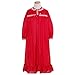 Laura Dare Toddler Girls Size 2T Red Classic Nightgown w/ Cover Up