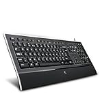 920-005696 Logitech Illuminated K740 - Tastatur - USB - QWERTY (US Layout)